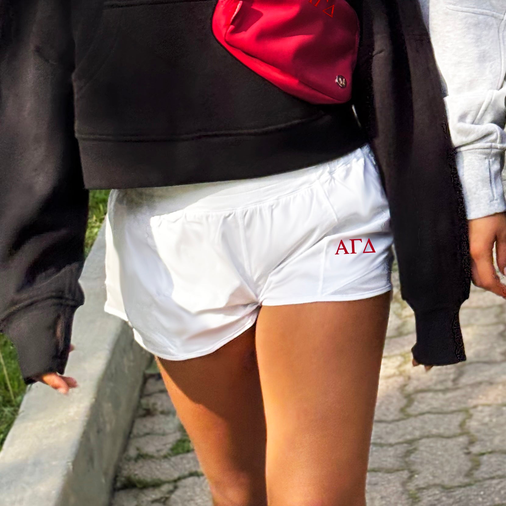 lululemon paper bag shorts Alpha Gamma Delta lululemon Hotty Hot High-Rise Lined Short 2.5"