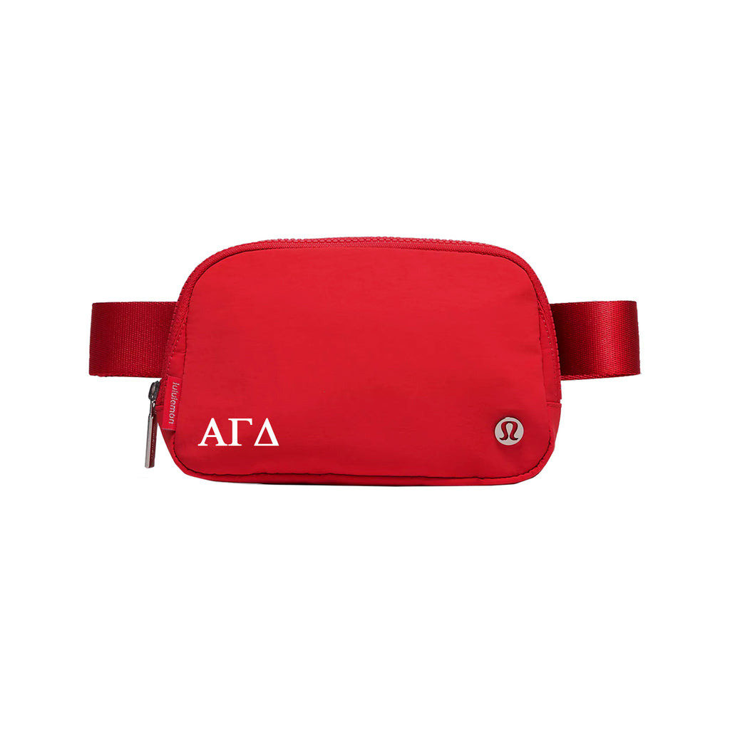 lululemon bags red Alpha Gamma Delta lululemon Everywhere Belt Bag