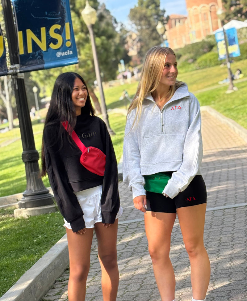 Alpha Gamma Delta lululemon Scuba Oversized Hoodie - Black