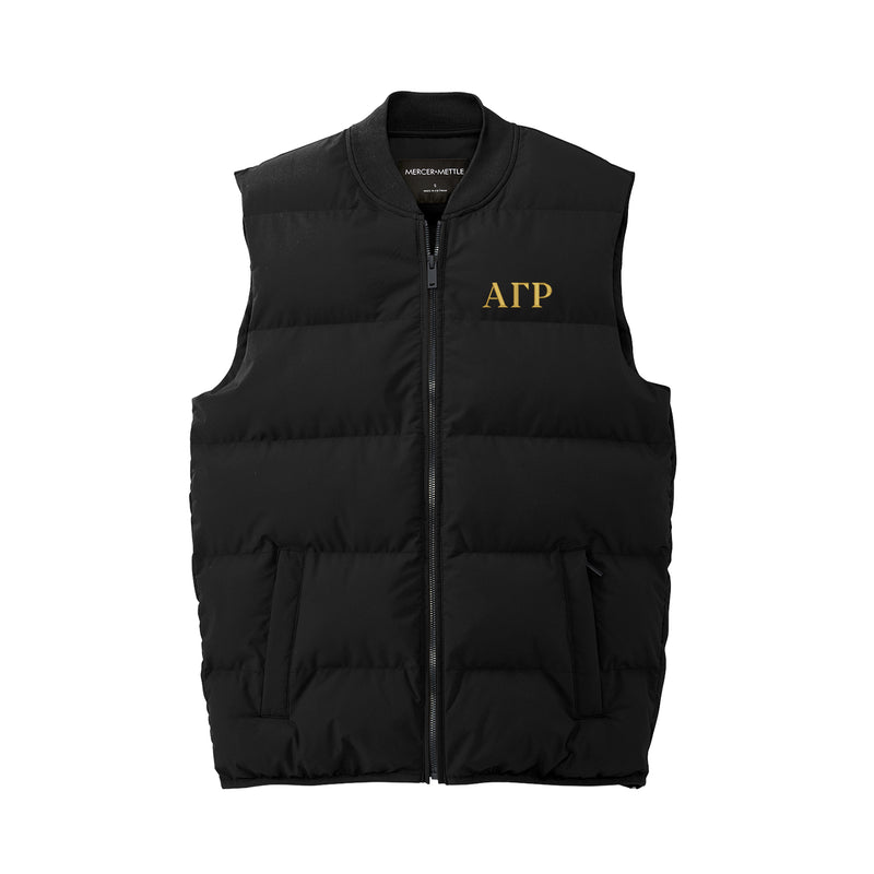 Alpha Gamma Rho Puffy Vest by Mercer+Mettle®