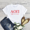 Alpha Omicron Pi Short Sleeve T-Shirt - Shoreline Tee