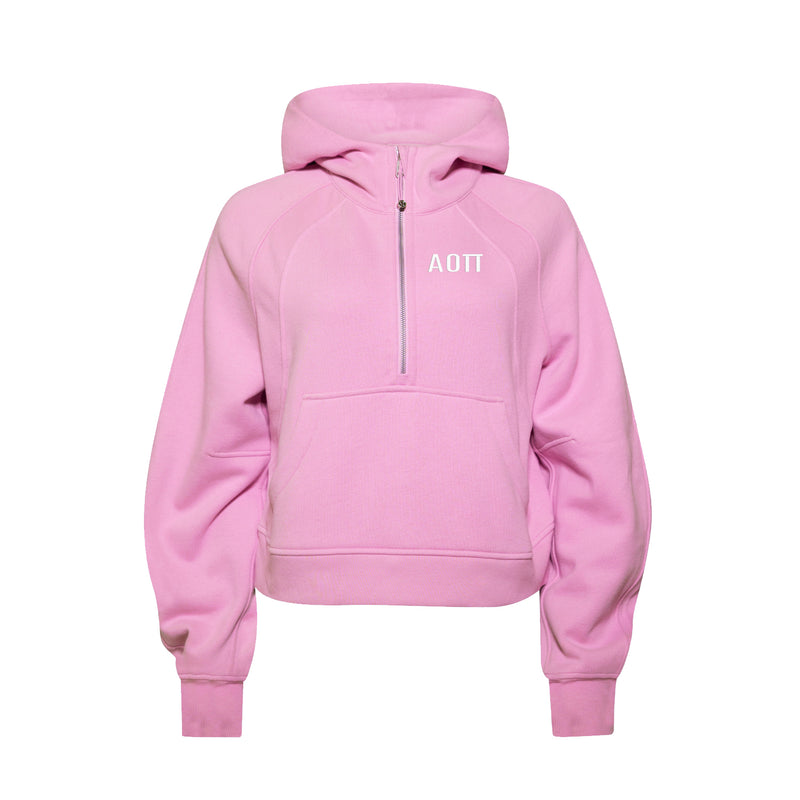 LIMITED EDITION Alpha Omicron Pi x Pink Frosting lululemon Scuba Oversized Half-Zip Hoodie