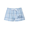 Alpha Xi Delta Flannel Boxer Shorts