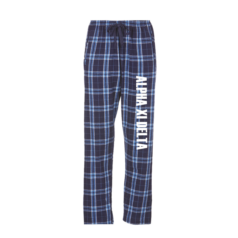 Alpha Xi Delta Flannel Pants