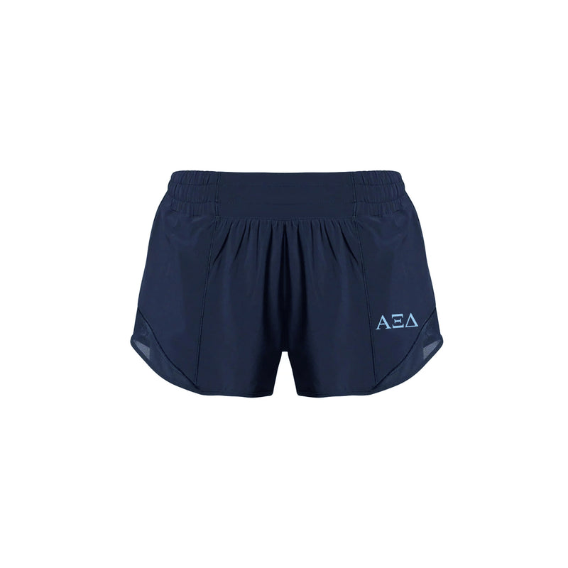 Alpha Xi Delta lululemon Hotty Hot High-Rise Lined Short 2.5" - Navy