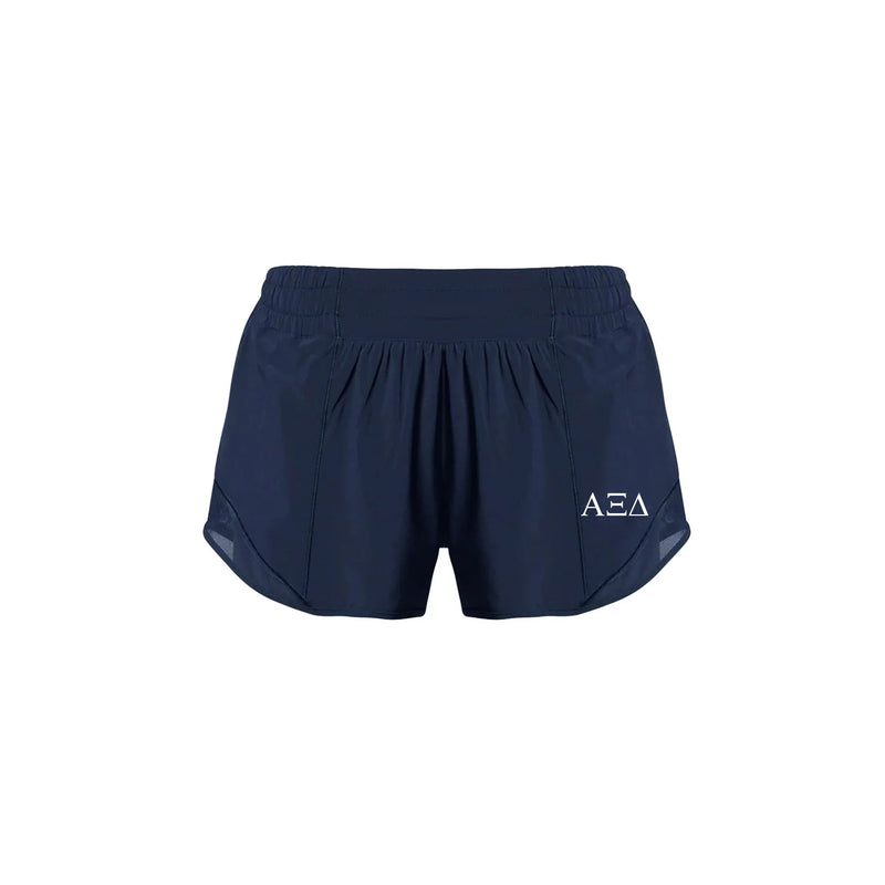 Alpha Xi Delta lululemon Hotty Hot High-Rise Lined Short 2.5" - Navy