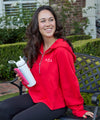 LIMITED EDITION Alpha Xi Delta lululemon Scuba Oversized Half-Zip Hoodie - True Red