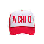 Alpha Chi Omega Trucker Hat - A CHI O Cap