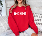 Alpha Chi Omega Crewneck Sweatshirt - Stars