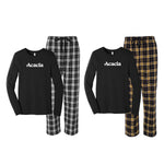 acacia Flannel Pant and Tshirt Set