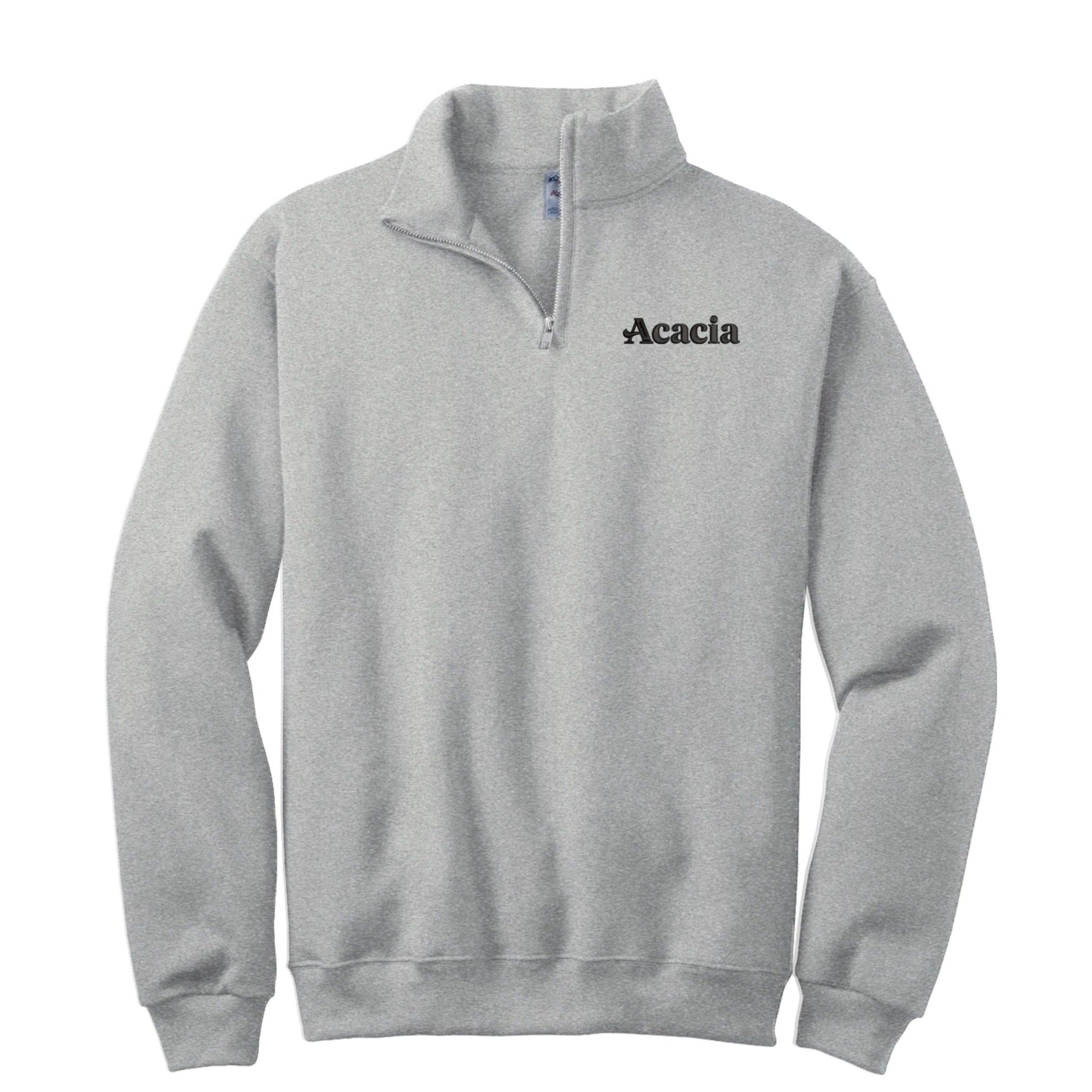 Acacia Quarter Zip Pullover Sweatshirt – Sorority Letters Shop