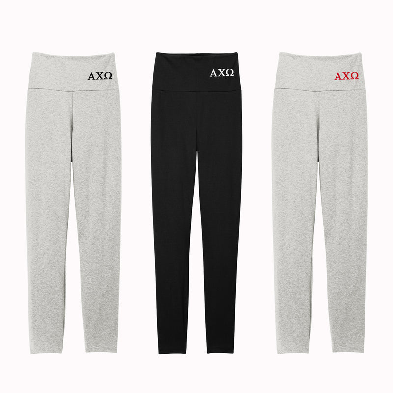Alpha Chi Omega High Waist Leggings