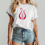 Alpha Chi Omega Short Sleeve Lyre T-Shirt