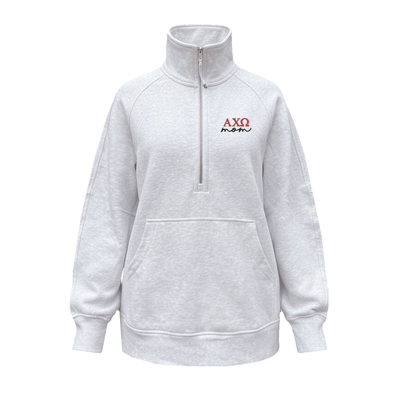 Alpha Chi Omega MOM lululemon Scuba Oversized Funnel-Neck Half Zip Long