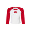 Alpha Chi Omega Sorority Raglan Fitted Baby Tee