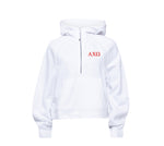 Alpha Chi Omega lululemon Scuba Oversized Half-Zip Hoodie - White