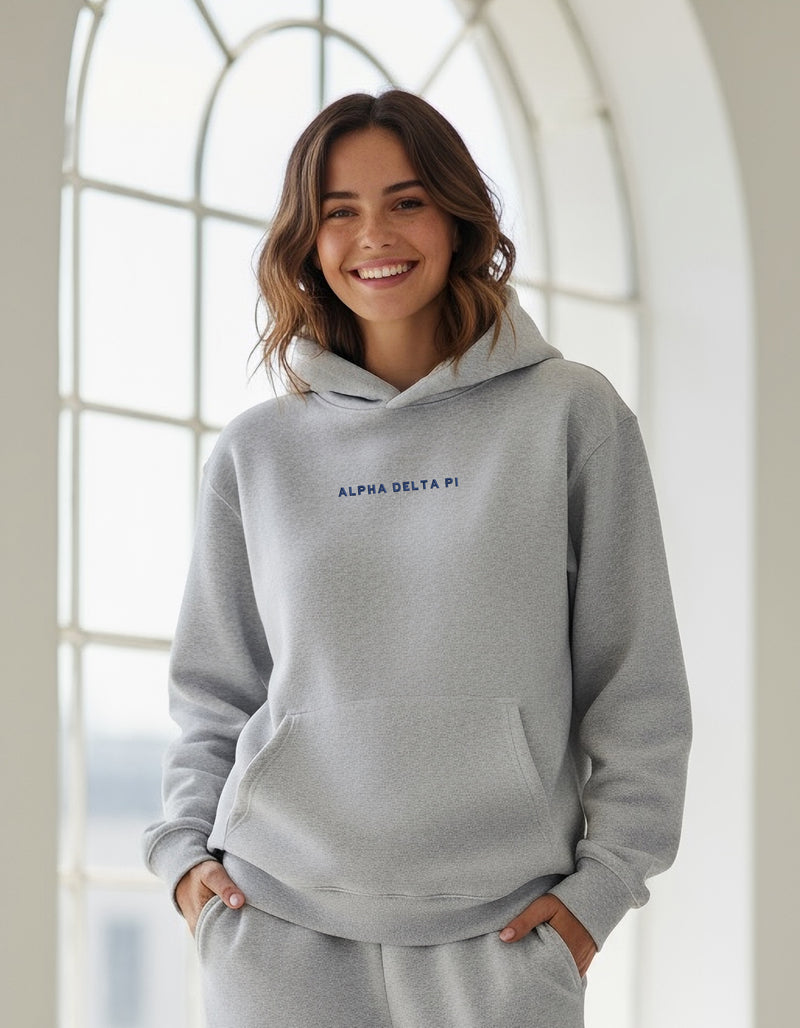 Alpha Delta Pi Fave Fit Hoodie - Wordmark