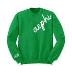 Alpha Epsilon Phi 1909 Avenue Crewneck