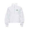 Alpha Epsilon Phi lululemon Scuba Oversized FUNNEL-Neck Half Zip - White