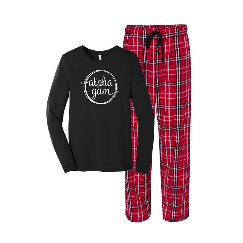 Alpha Gamma Delta Pajama Set