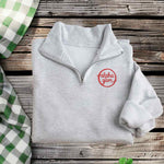 Alpha Gamma Delta Quarter Zip Pullover  - Alpha Gam