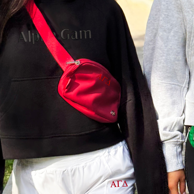Alpha Gamma Delta lululemon Everywhere Belt Bag - True Red