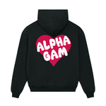 Alpha Gamma Delta Boxy Heart Pullover Hoodie
