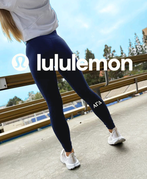 Alpha Gamma Delta lululemon Align™ High-Rise Pant 25" - Navy