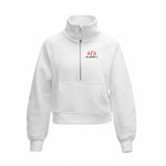 Alpha Gamma Delta MOM lululemon Scuba Oversized Funnel-Neck Half Zip - White