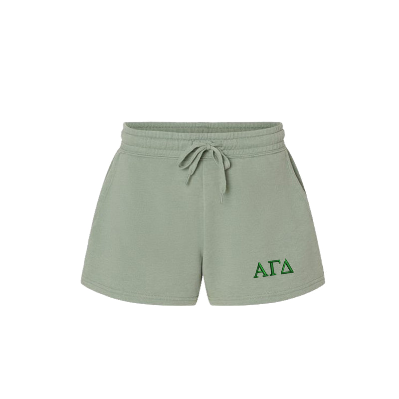 Alpha Gamma Delta Beach Washed Fleece Shorts