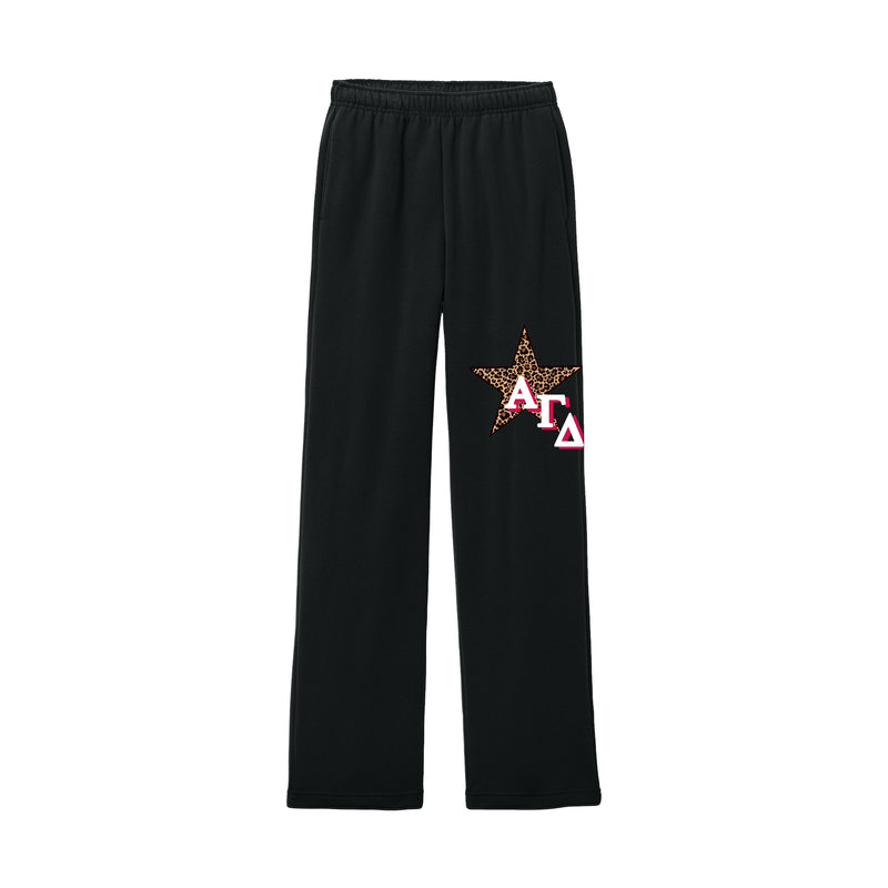 Alpha Gamma Delta Luxe Fleece Straight Leg Sweats