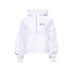 Alpha Gamma Delta lululemon Scuba Oversized Half-Zip Hoodie - White