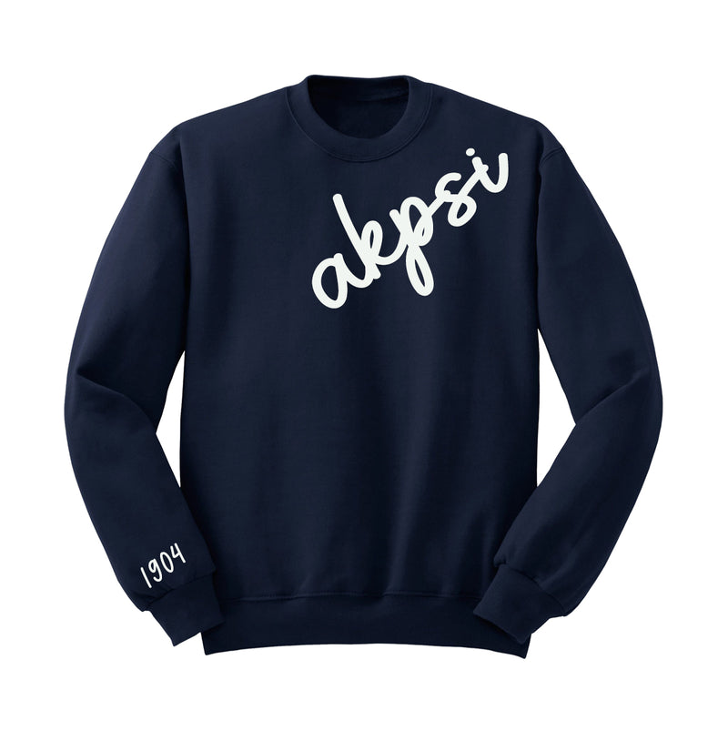 Alpha Kappa Psi 1904 Avenue Crewneck