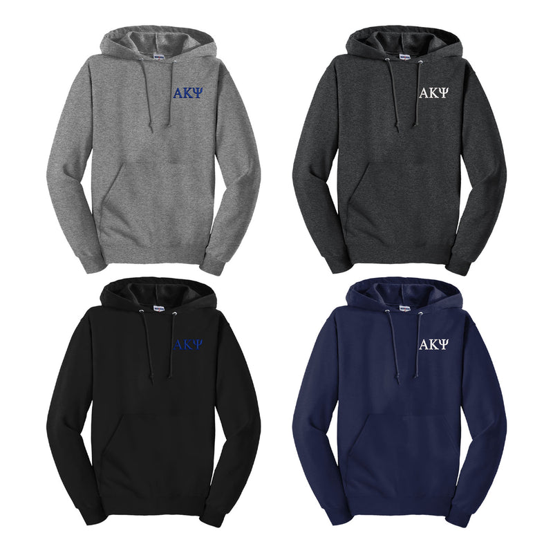Alpha Kappa Psi Embroidered Hooded Sweatshirt