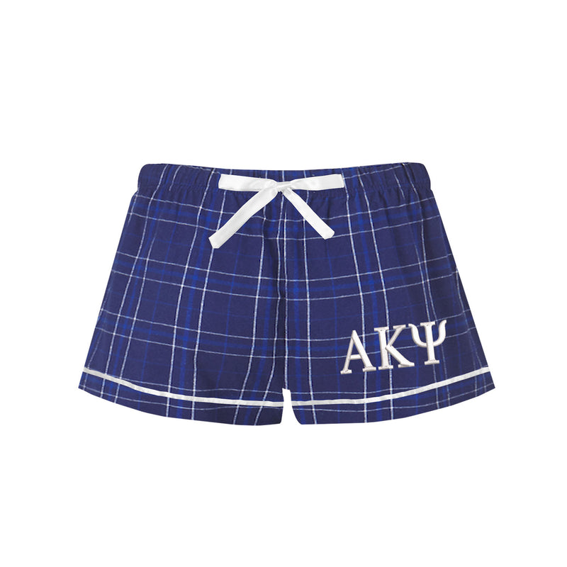 Alpha Kappa Psi Flannel Boxer Shorts