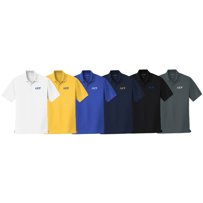 Alpha Kappa Psi Performance Polo - Short Sleeve
