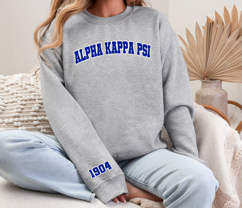 Alpha Kappa Psi Varsity Crewneck 1904