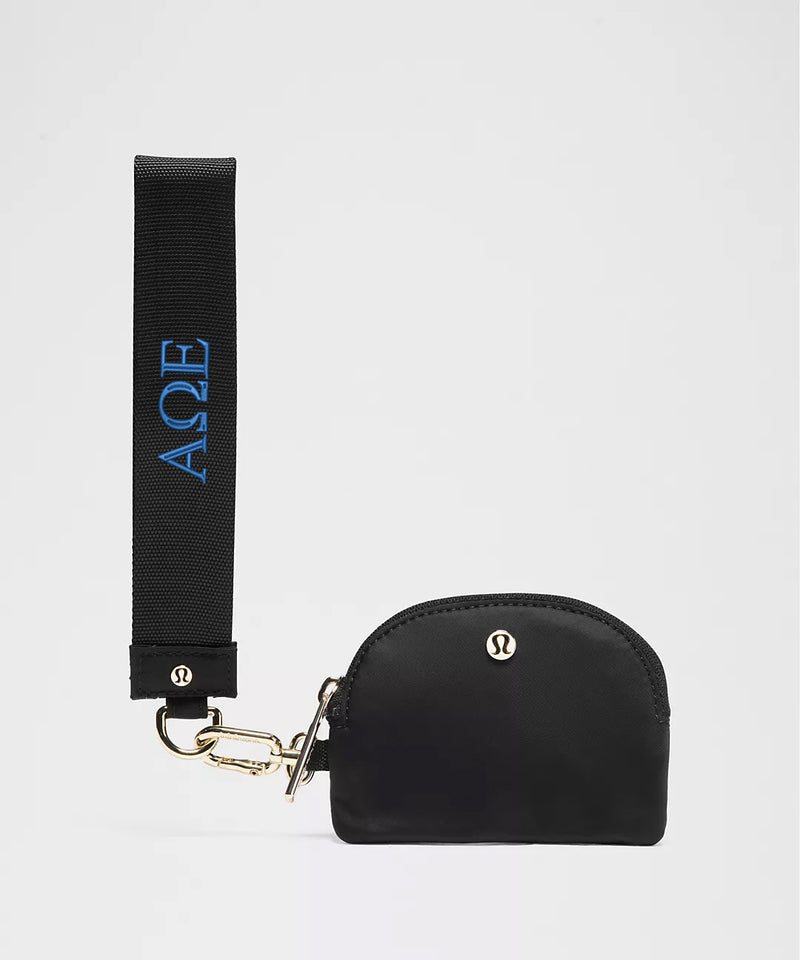 Alpha Omega Epsilon lululemon Dual Pouch Wristlet