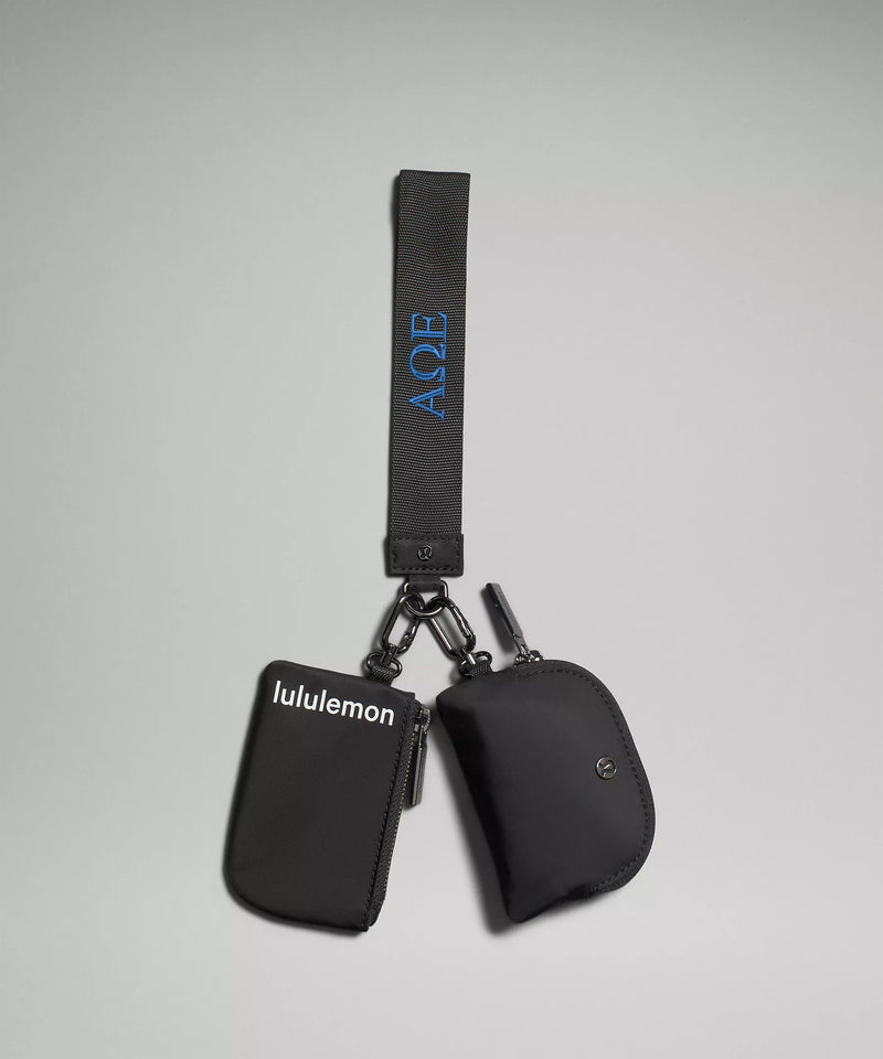 Alpha Omega Epsilon lululemon Dual Pouch Wristlet