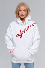 Alpha Omicron Pi 1897 Avenue Pullover Hoodie