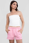 Alpha Omicron Pi Cloud High Waisted Fleece Short - ALPHA O