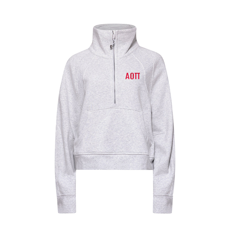 Alpha Omicron Pi lululemon Scuba Oversized Funnel-Neck Half Zip