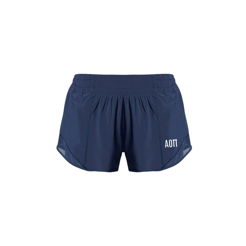 Alpha Omicron Pi lululemon Hotty Hot High-Rise Lined Short 2.5" - Navy