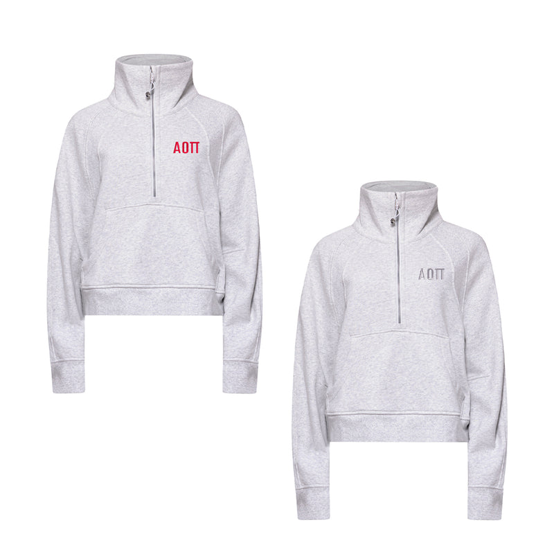 Alpha Omicron Pi lululemon Scuba Oversized Funnel-Neck Half Zip