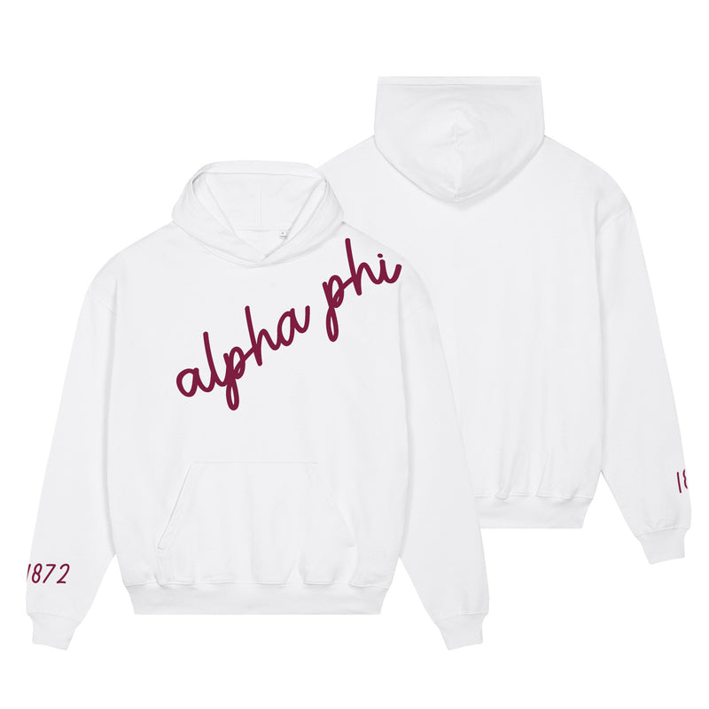Alpha Phi 1872 Avenue Pullover Hoodie