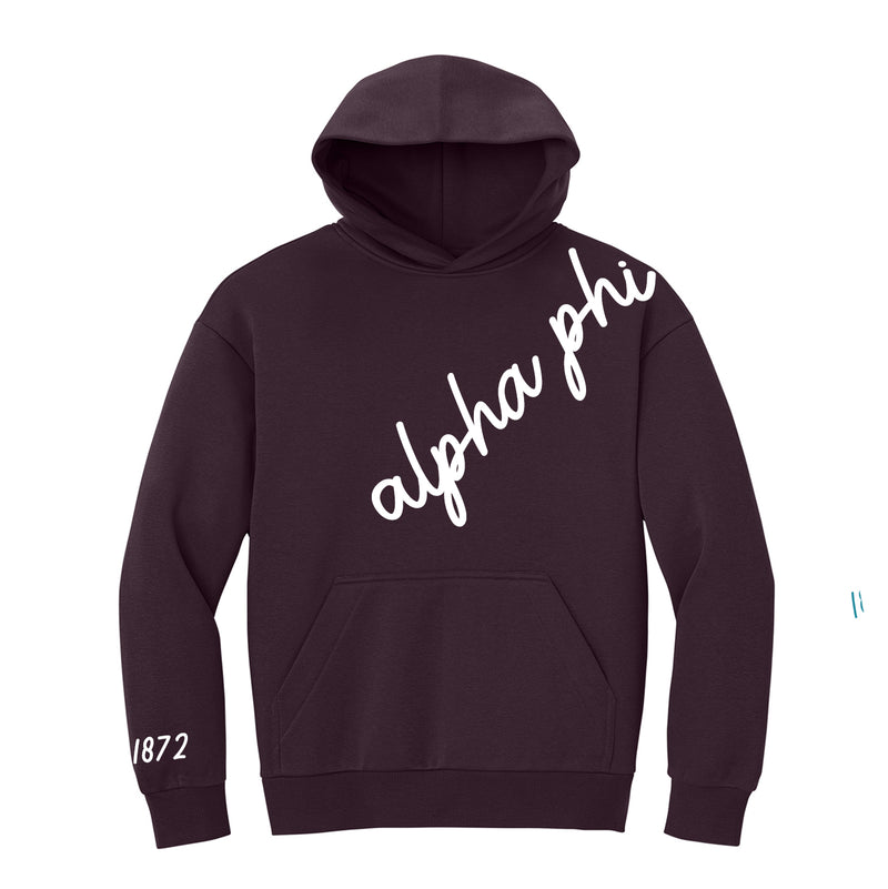 Alpha Phi 1872 Avenue Pullover Hoodie