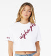 Alpha Phi Avenue Cropped Baby Tee