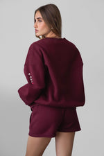 Alpha Phi Cloud Fleece Crewneck - A PHI