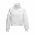 Alpha Phi MOM lululemon Scuba Oversized Funnel-Neck Half Zip - White