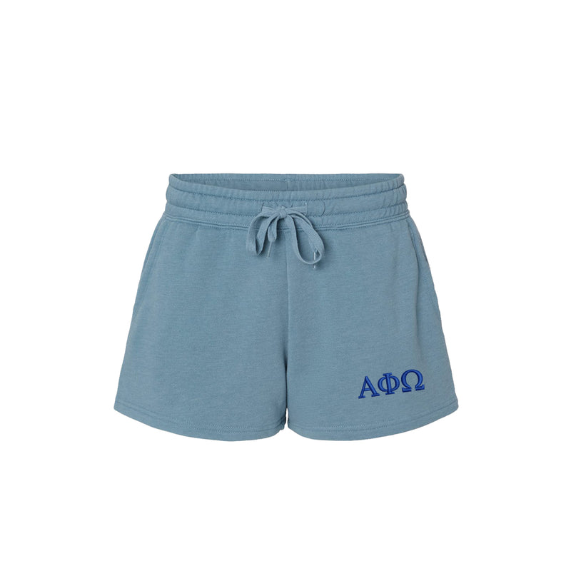 Alpha Phi Omega Beach Washed Fleece Shorts